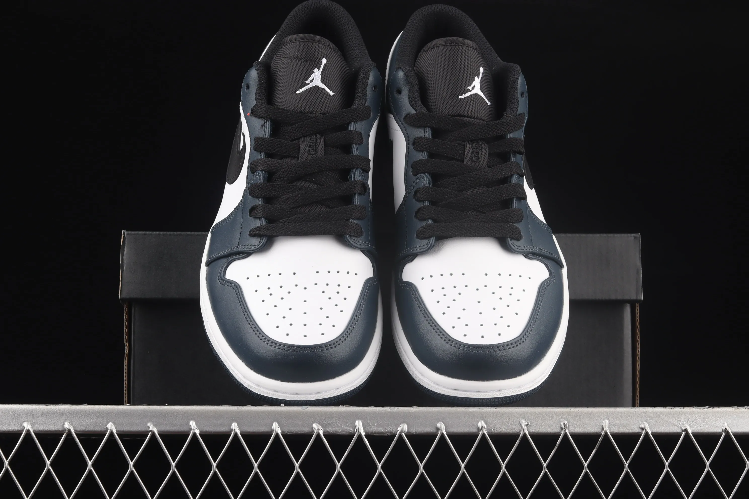 All categories Air Jordan Jordan series basketball shoes Air Jordan 1 Low G version pure original Air Jordan 1 Low "Dark Teal" AJ1 Qiao 1 Qinglan low-top cultural and leisure sports sneakers 553558-411